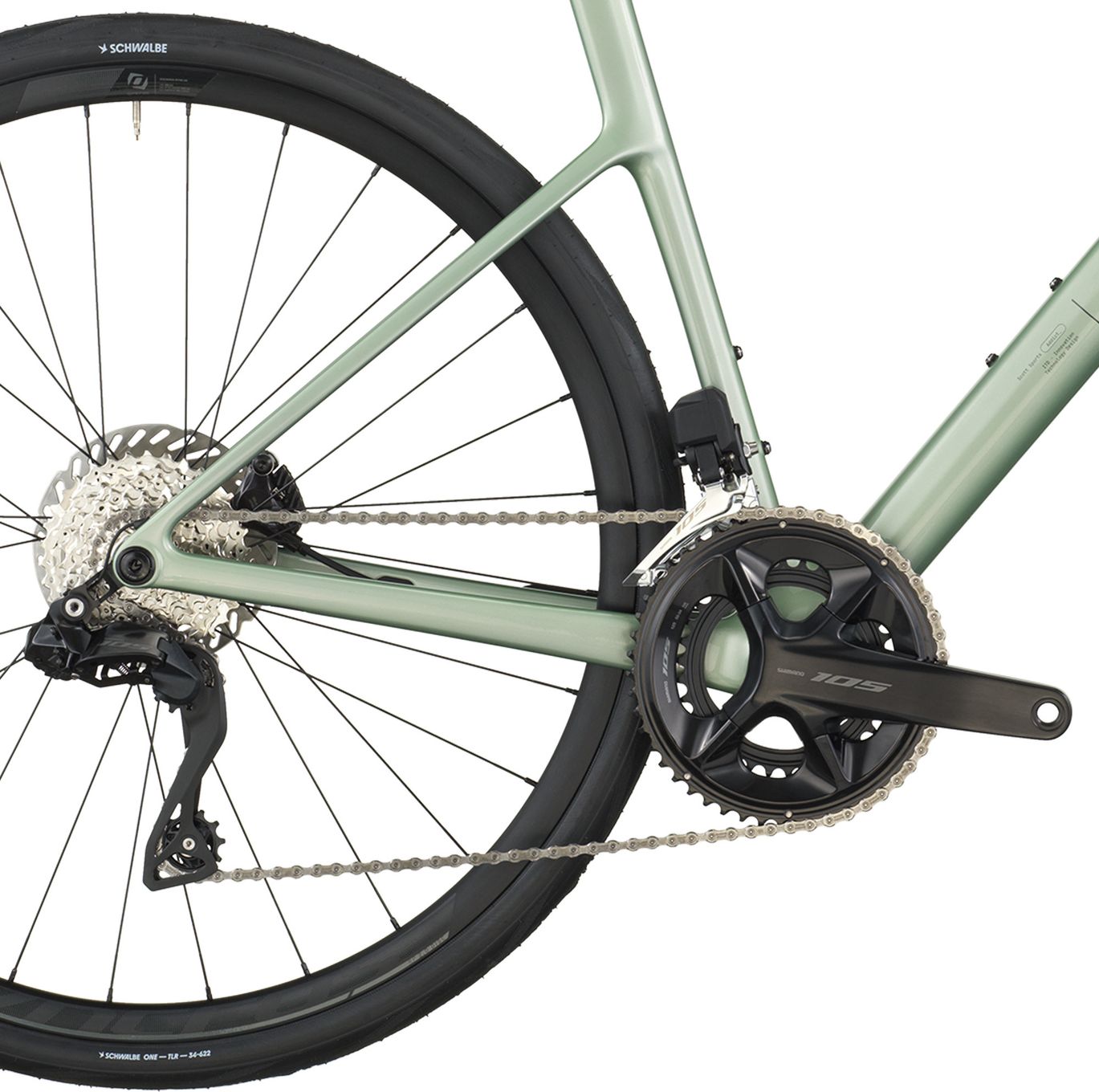 Vélo de Route Scott Addict 40 Shimano 105 Di2 12V 700 mm Vert 2026