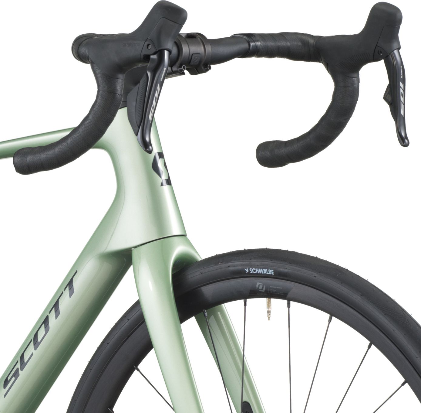 Vélo de Route Scott Addict 40 Shimano 105 Di2 12V 700 mm Vert 2026