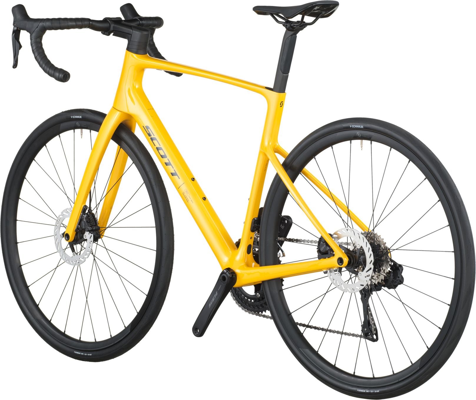 Vélo de Route Scott Addict 40 Shimano 105 Di2 12V 700 mm Jaune 2026