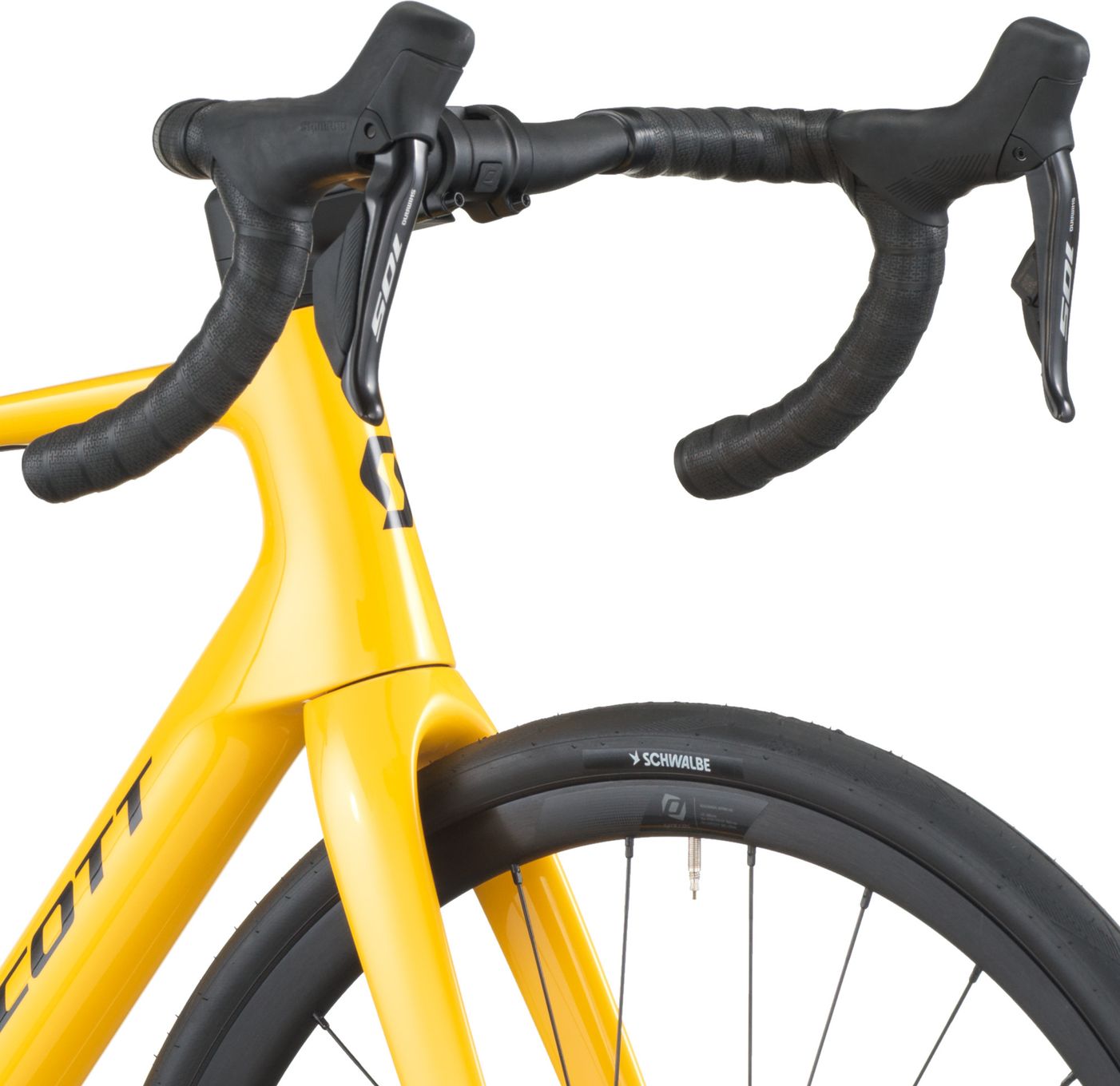 Vélo de Route Scott Addict 40 Shimano 105 Di2 12V 700 mm Jaune 2026