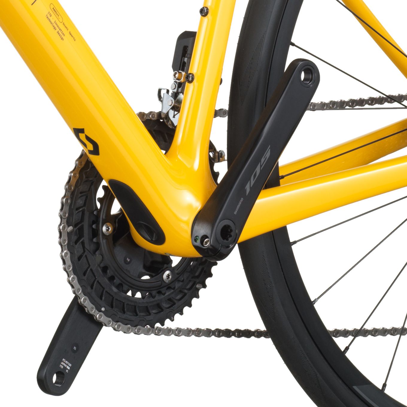 Vélo de Route Scott Addict 40 Shimano 105 Di2 12V 700 mm Jaune 2026