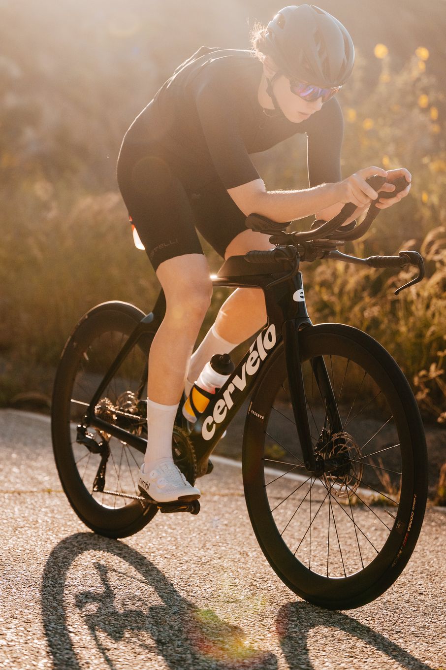 Vélo de Triathlon Cervélo P-Series Shimano Ultegra Di2 12V 700 mm Noir