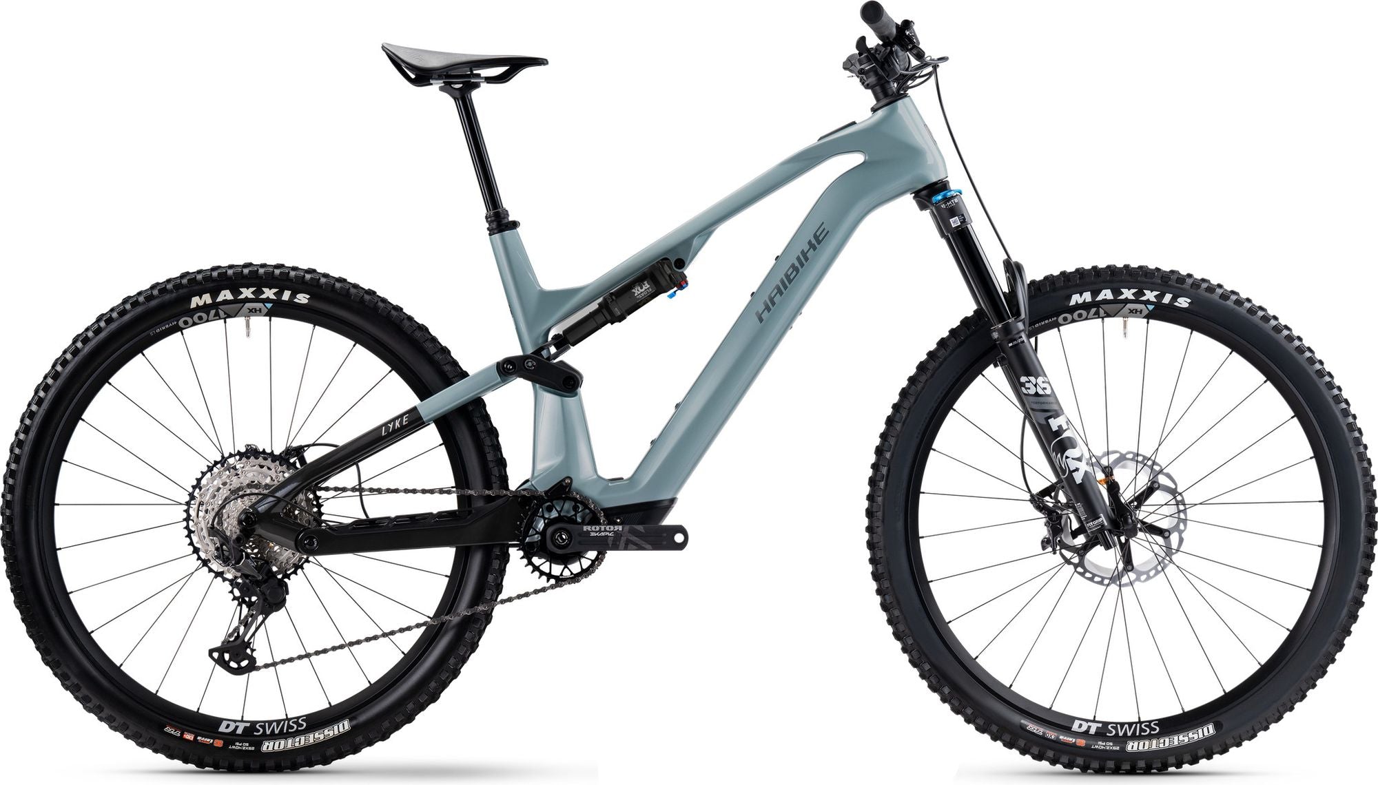 VTT Électrique Tout-Suspendu Haibike Lyke CF 11 Shimano 12V 60Nm Fazua 480Wh 29'' Bleu/Gris 2026