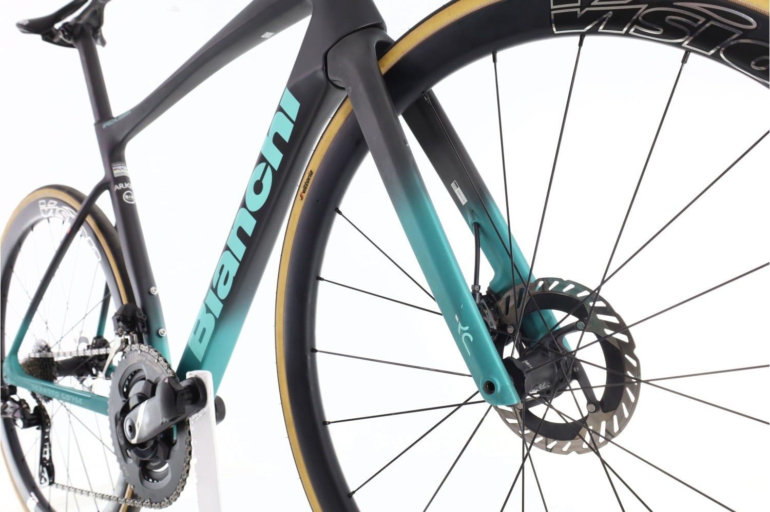 Produit reconditionné · Bianchi Specialissima Arkea Team Di2 12V · Gris / Vélo de route | Très bon état