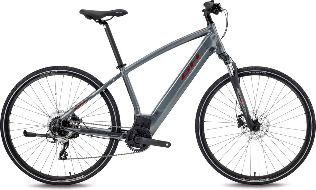 VTC Électrique BH Atom Cross Shimano Acera 8V 500 Wh 700 mm Gris Plata T.M 165/177cm - Produit Reconditionné