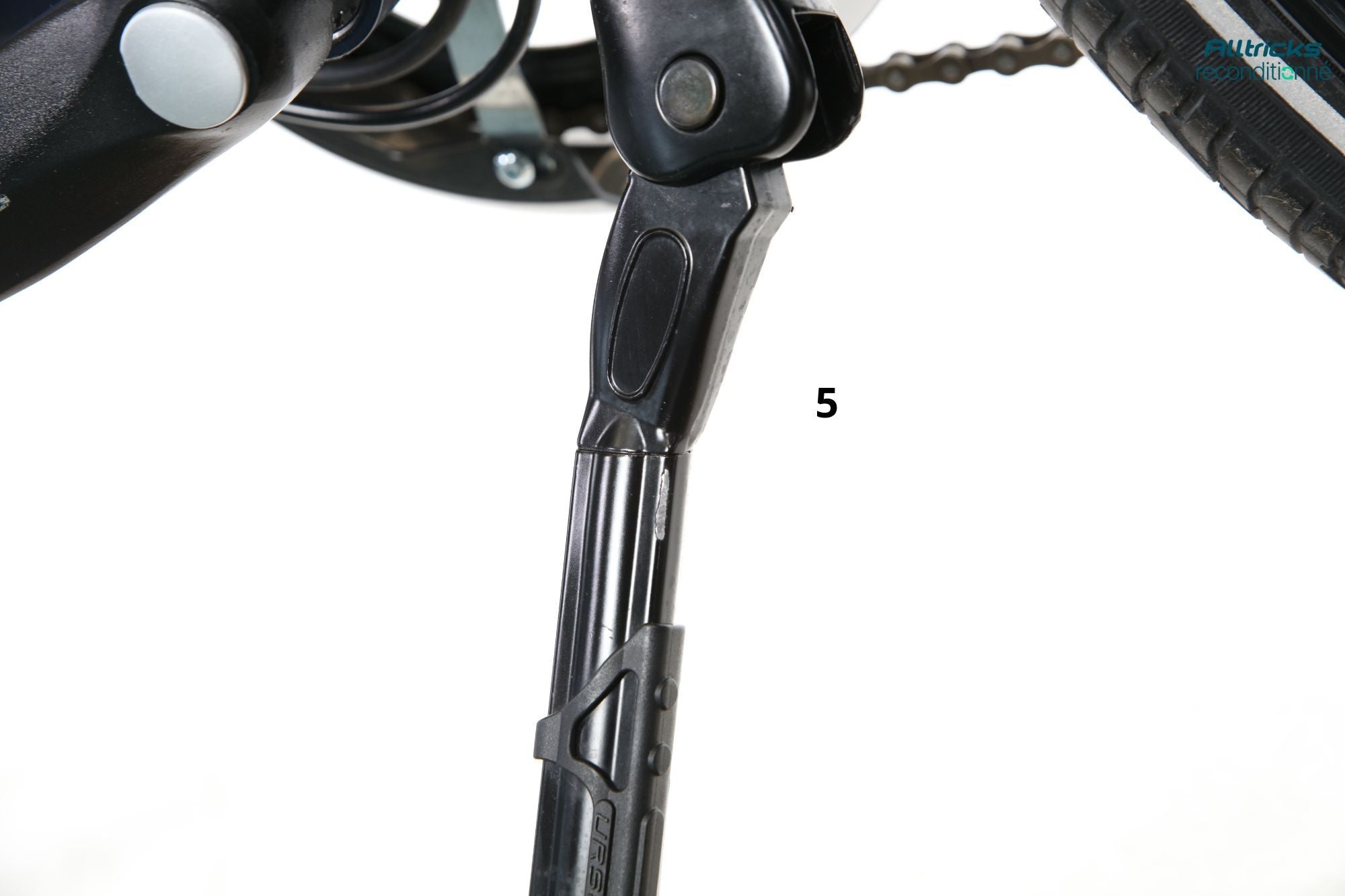 Vélo de Ville Électrique Mixte Bicyklet Claude Shimano Tourney 7V 500 Wh 700 mm Bleu Nuit Mat Marron T.48 167/185cm - Produit Reconditionné