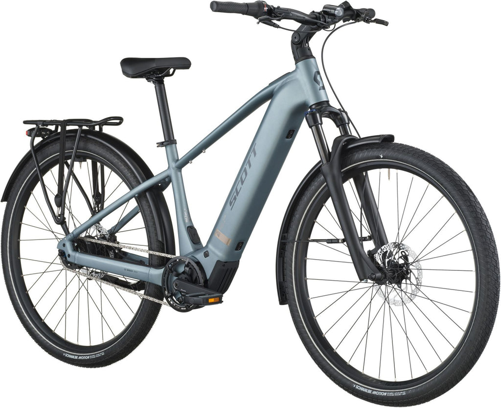 Vélo de Ville Électrique Scott Sub Tour 40 Shimano Nexus 5V 540Wh 700mm Bleu