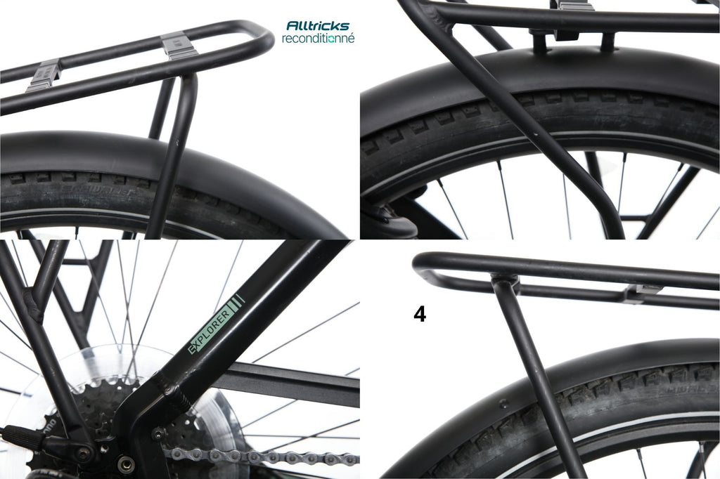 VTC Électrique O2 Feel iSwan Explorer Univ 6.2 Shimano Alivio 9V 540 Wh 27.5'' Noir Intense T.M 170/190cm - Produit Reconditionné
