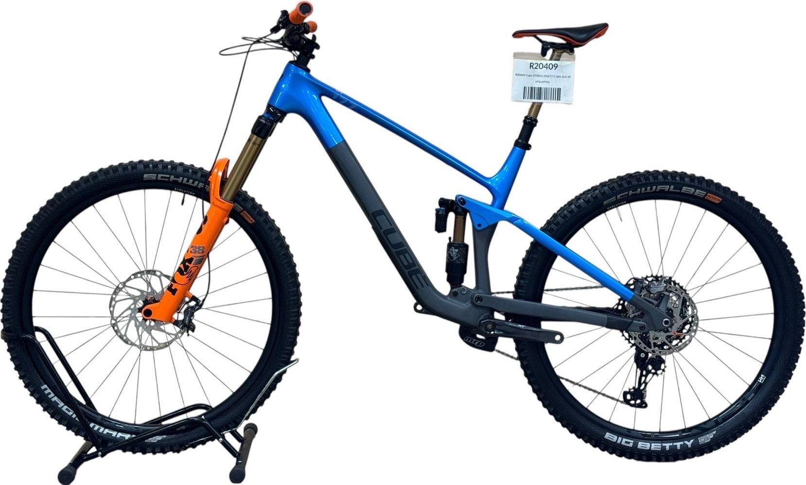 produit reconditionné . Cube Stereo One77 C:68X SLX Shimano XT 2024 . VTT . Cube . très bon état