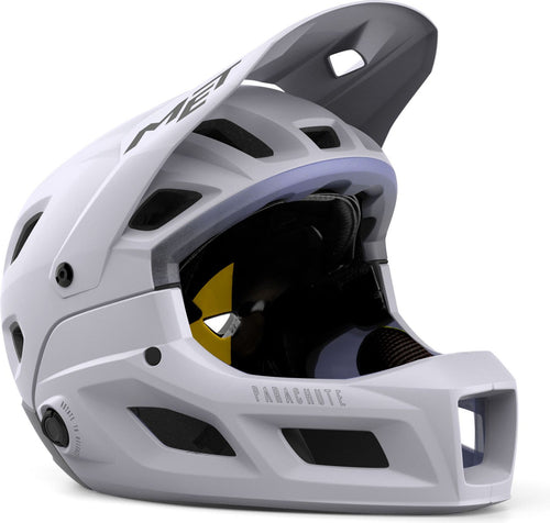 Casque avec Mentonnière Amovible Met Parachute MCR Mips Lila Mat