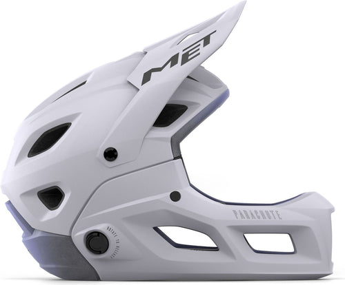 Casque avec Mentonnière Amovible Met Parachute MCR Mips Lila Mat
