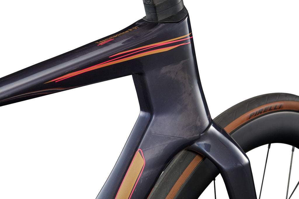 Vélo de Route BMC Teammachine R 01 Three Sram Force AXS 12V 700mm Bleu/Orange 2027
