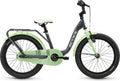 Vélo enfant S'COOL niXe 1 vitesse - Gris foncé/Vert pastel