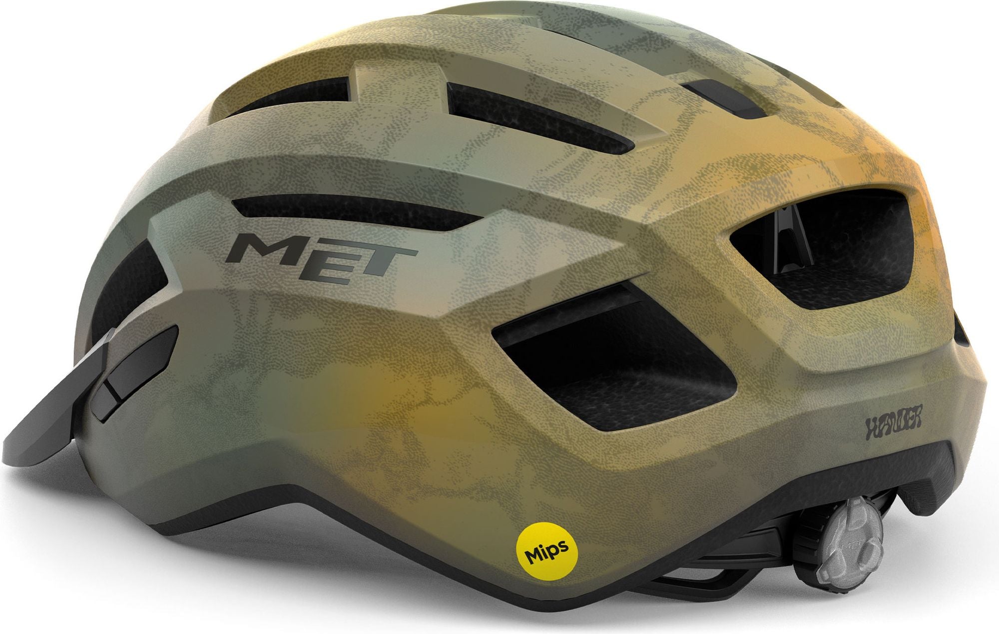 Casque MET Allroad Mips Marron/Vert Mat