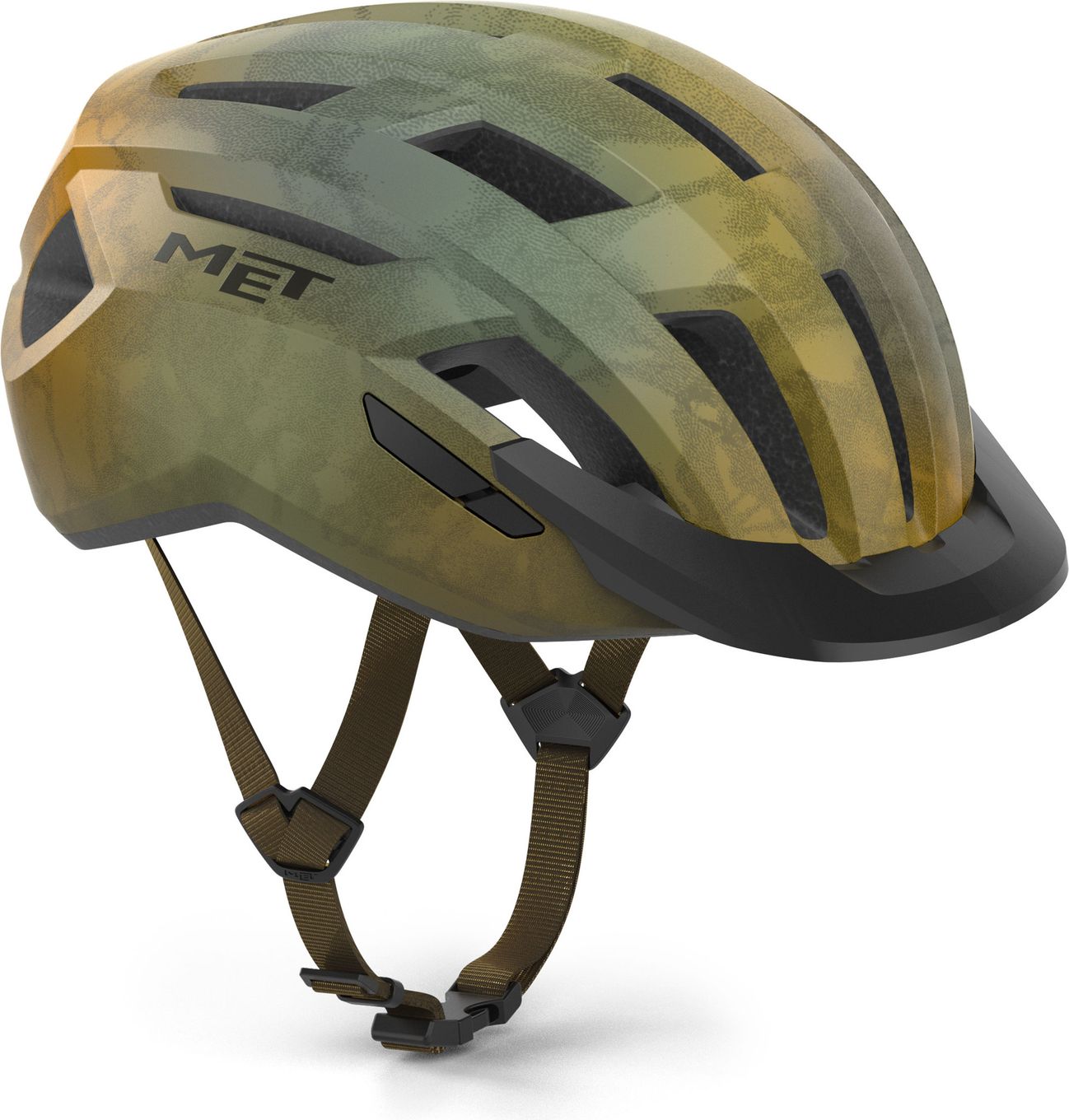 Casque MET Allroad Mips Marron/Vert Mat