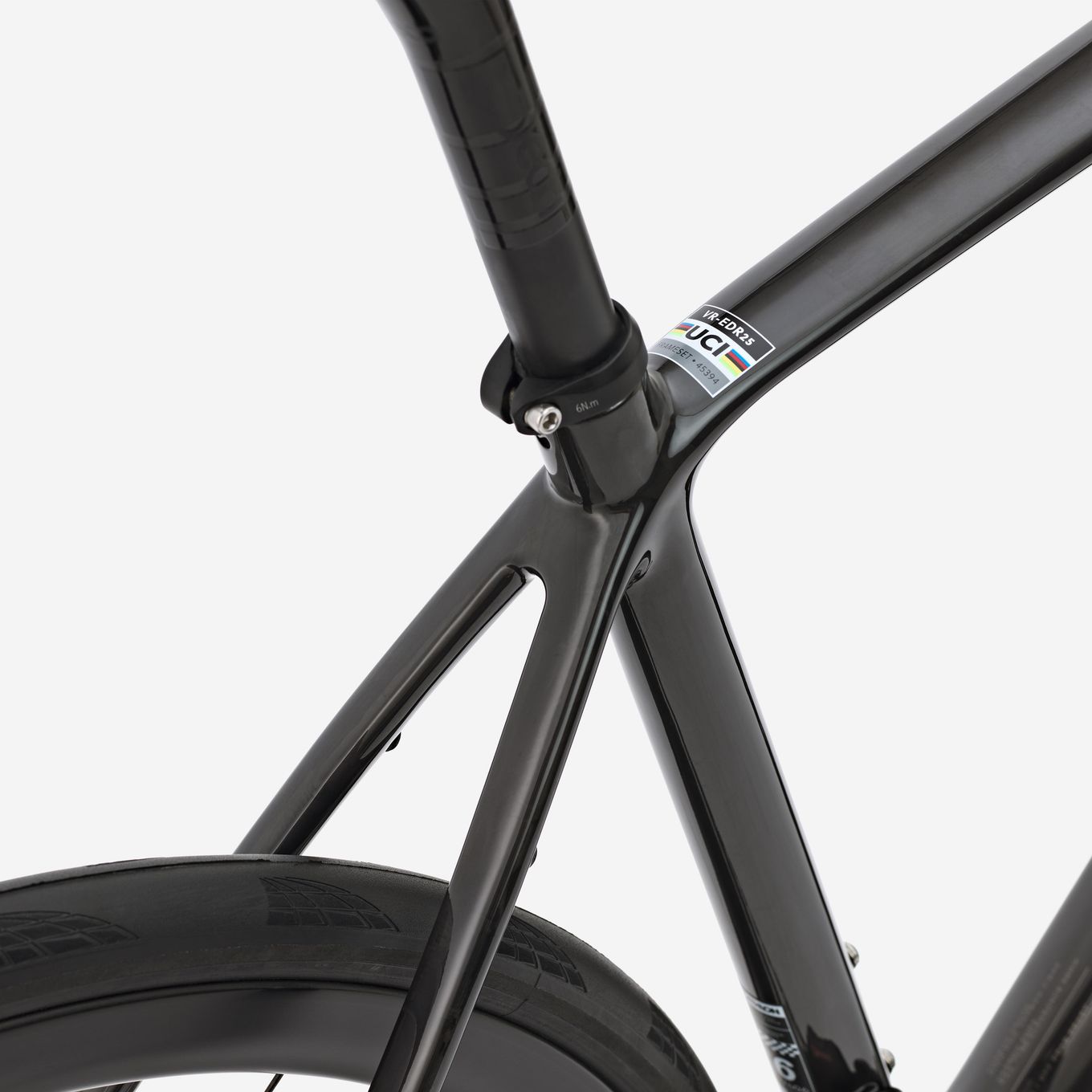 Vélo de Route Van Rysel EDR CF Ultra Shimano Ultegra Di2 12V 700mm Noir