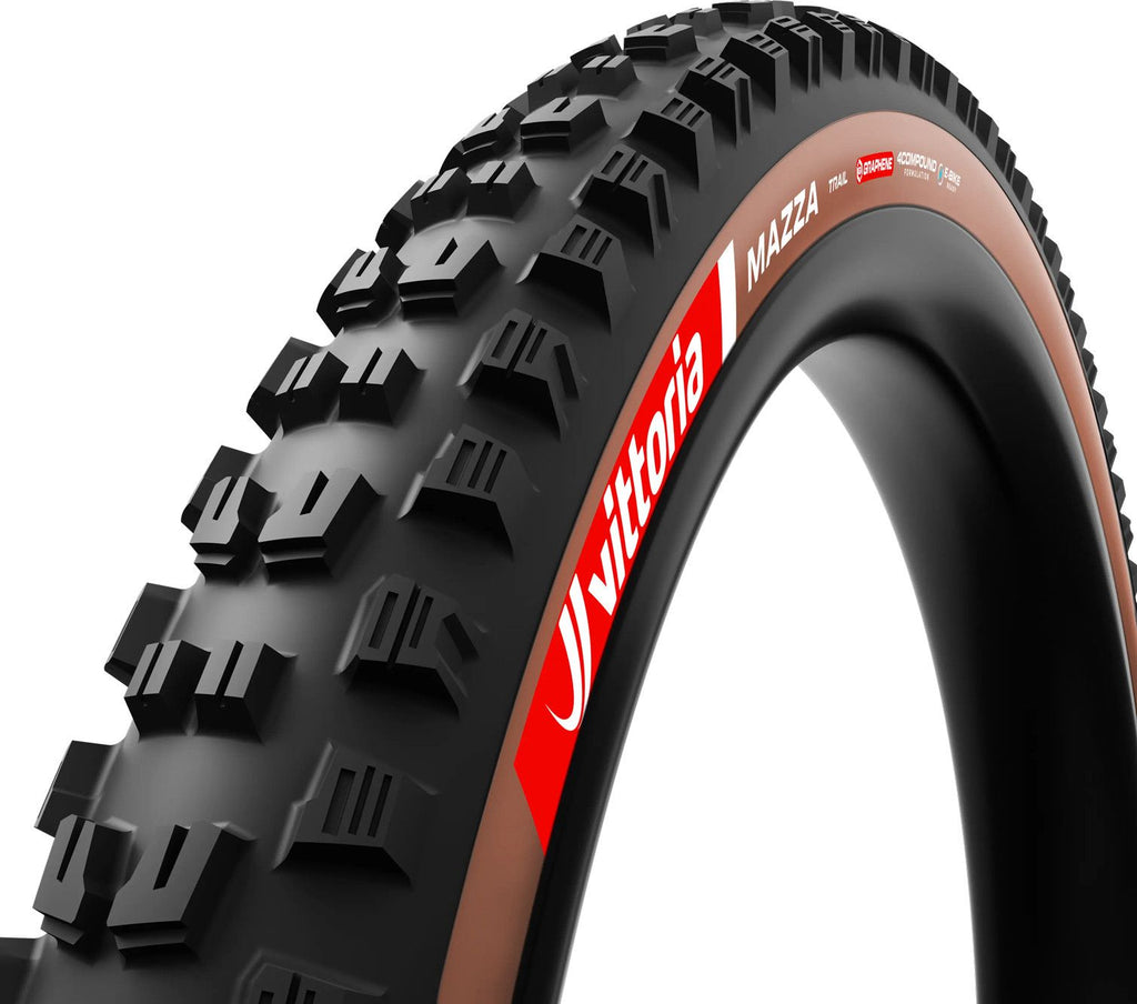 Pneu VTT Vittoria Mazza Trail 29'' Tubeless Ready Souple Anti-Puncture Belt Graphene 4Compound Formulation Flancs Marrons
