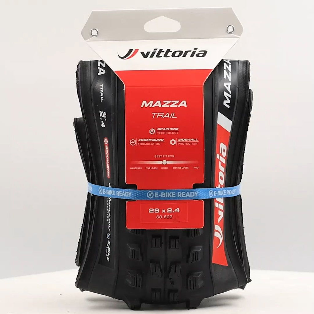 Pneu VTT Vittoria Mazza Trail 27.5'' Tubeless Ready Souple Anti-Puncture Belt Graphene 4Compound Formulation