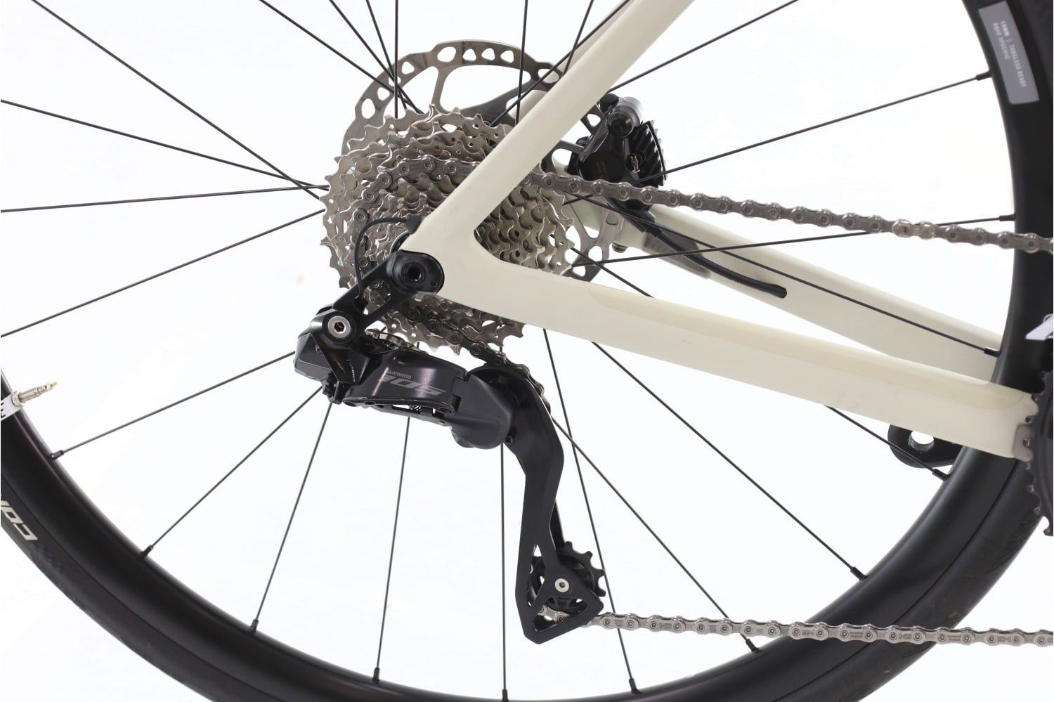 Produit reconditionné · Rose Reveal 04 Di2 12V · Blanc / Vélo de route | Très bon état