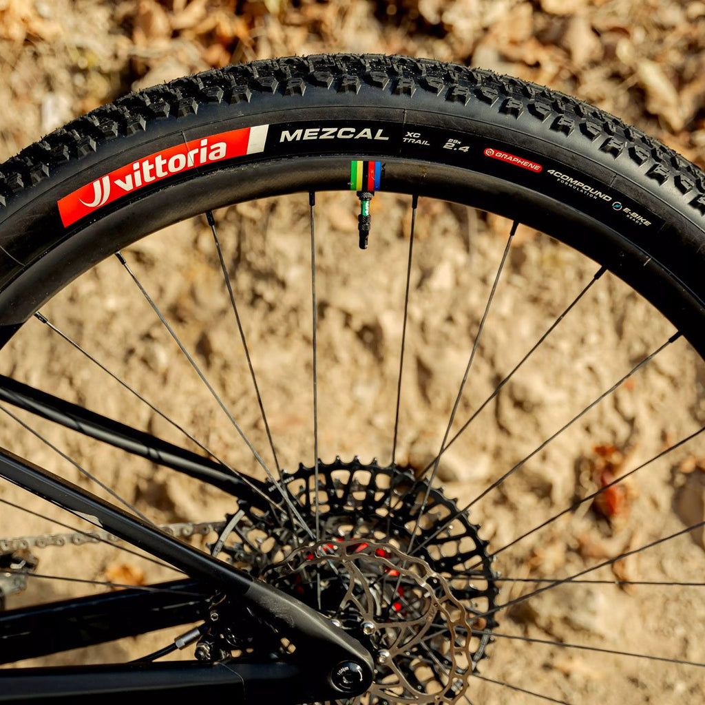 Pneu VTT Vittoria Mezcal XC Trail 27.5'' Tubeless Ready Souple Anti-Puncture Belt Graphene 4Compound Formulation
