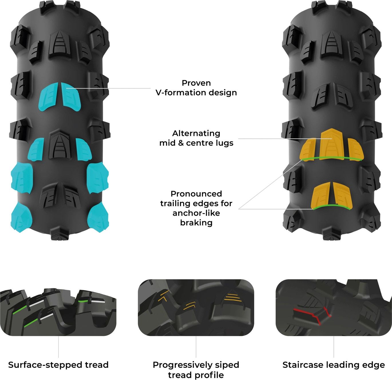 Pneu VTT Vittoria Mostro Trail 29'' Tubeless Ready Souple Anti-Puncture Belt Graphene 4Compound Formulation Flancs Marrons