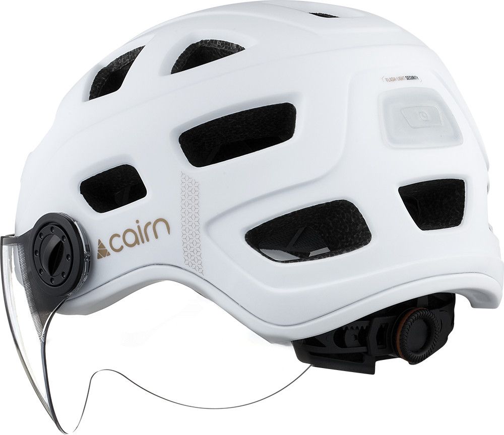 Casque Ville Cairn Quartz Visor Blanc