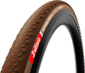 Pneu Gravel Vittoria Terreno Pro T30 Fine Loose Gravel Race 700 mm Tubeless Ready Souple Anti-Puncture Belt Race Formulation Marron Natural Flancs Beiges