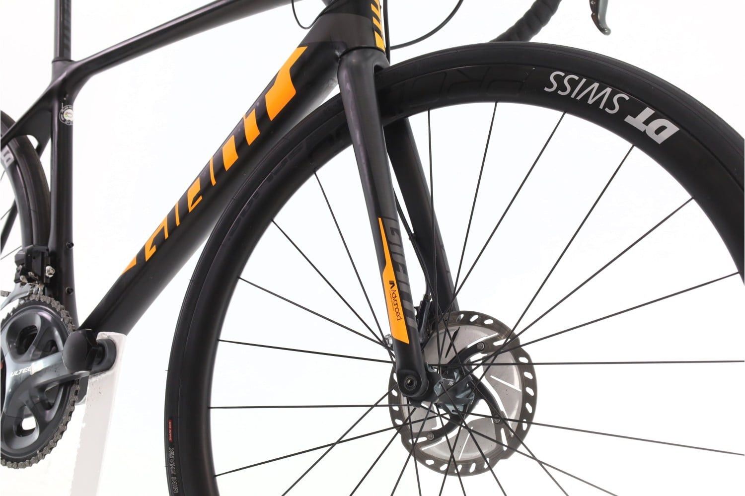 Produit reconditionné · Giant TCR Advanced Di2 11V · Noir / Vélo de route | Très bon état