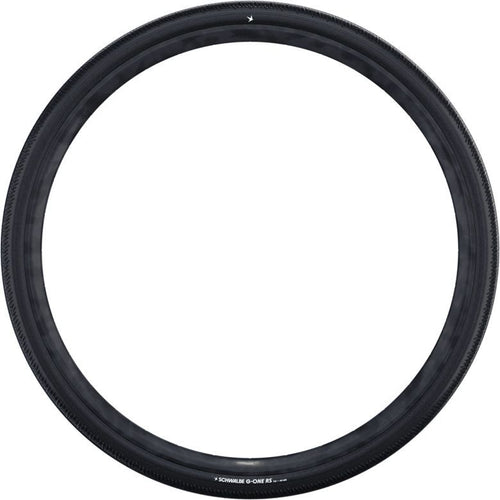 Pneu Schwalbe G-One RS 700 mm Tubeless Ready Souple RaceGuard ADDIX Green E-25 Noir