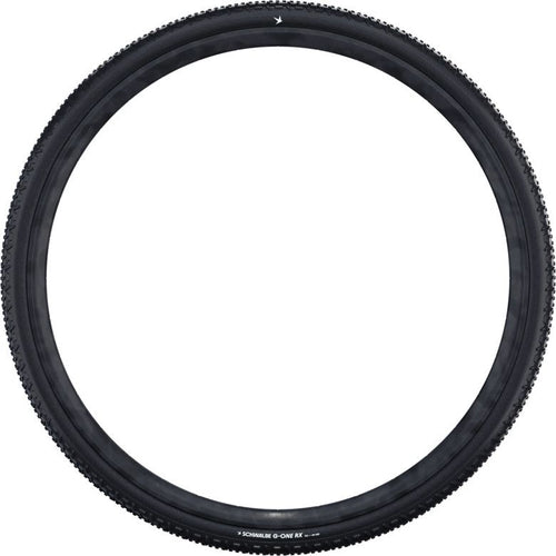 Pneu Schwalbe G-One RX 700 mm Tubeless Ready Souple RaceGuard ADDIX Green E-25 Noir