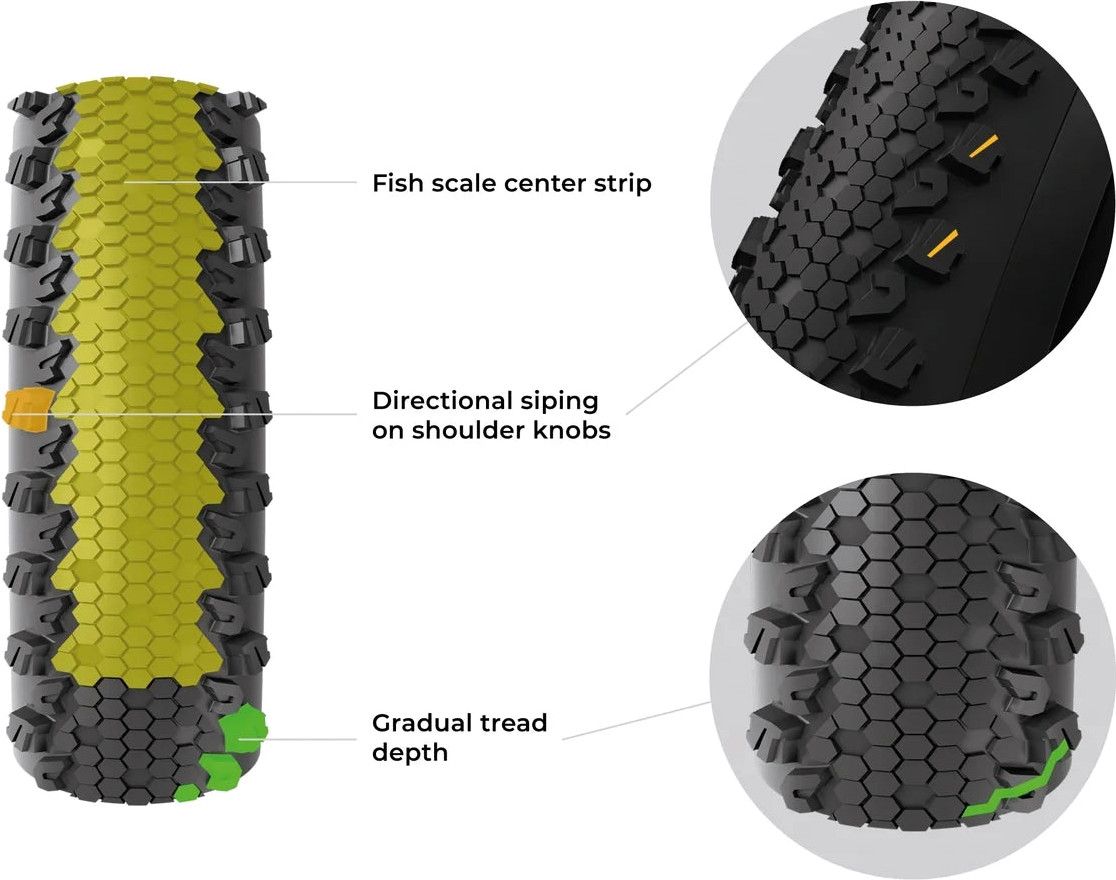 Pneu Gravel Vittoria Terreno T30 Fine Loose Gravel Endurance 700 mm Tubeless Ready Souple Anti-Puncture Belt Endurance Formulation Graphene Flancs Marrons