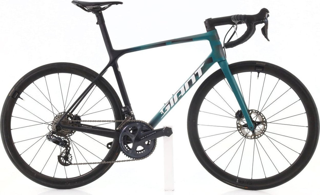 Produit reconditionné · Giant TCR Advanced SL Di2 11V · Vert / Vélo de route | Très bon état