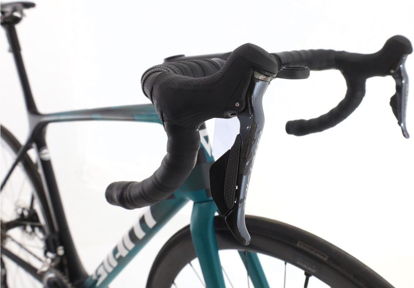 Produit reconditionné · Giant TCR Advanced SL Di2 11V · Vert / Vélo de route | Très bon état