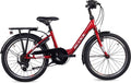 S’COOL chiX, vélo enfant, 6 vitesses, Rouge/Blanc