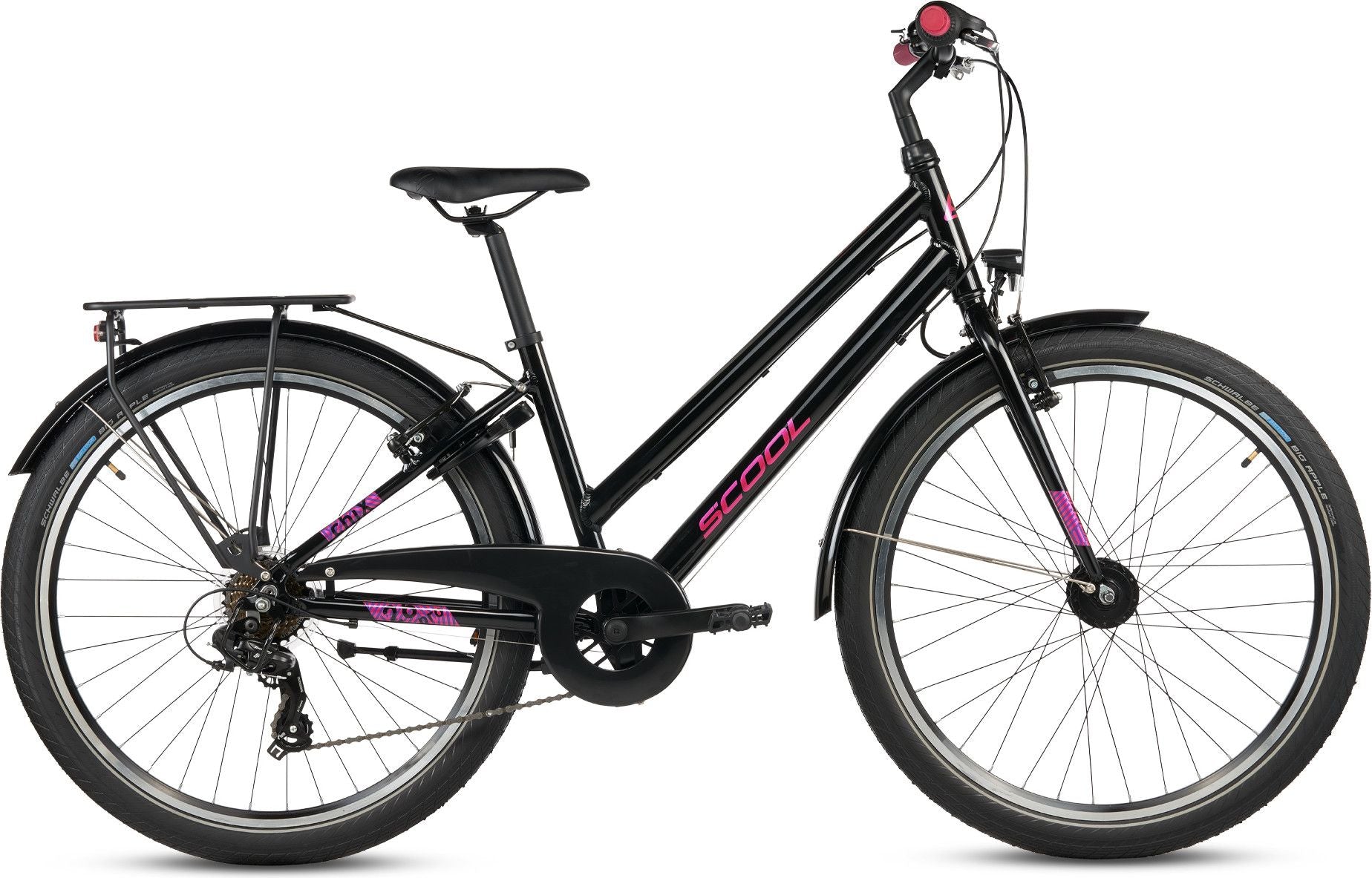 Vélo enfant S'COOL chiX pro 26 pouces dérailleur 7 vitesses - Oxide/Rose - 10-14 ans - 145-165 cm