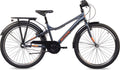 S’COOL troX, VTT enfant, 3 vitesses, Gris foncé/Orange