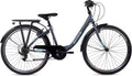 S’COOL chiX, vélo enfant, 6 vitesses, Gris foncé/Turquoise