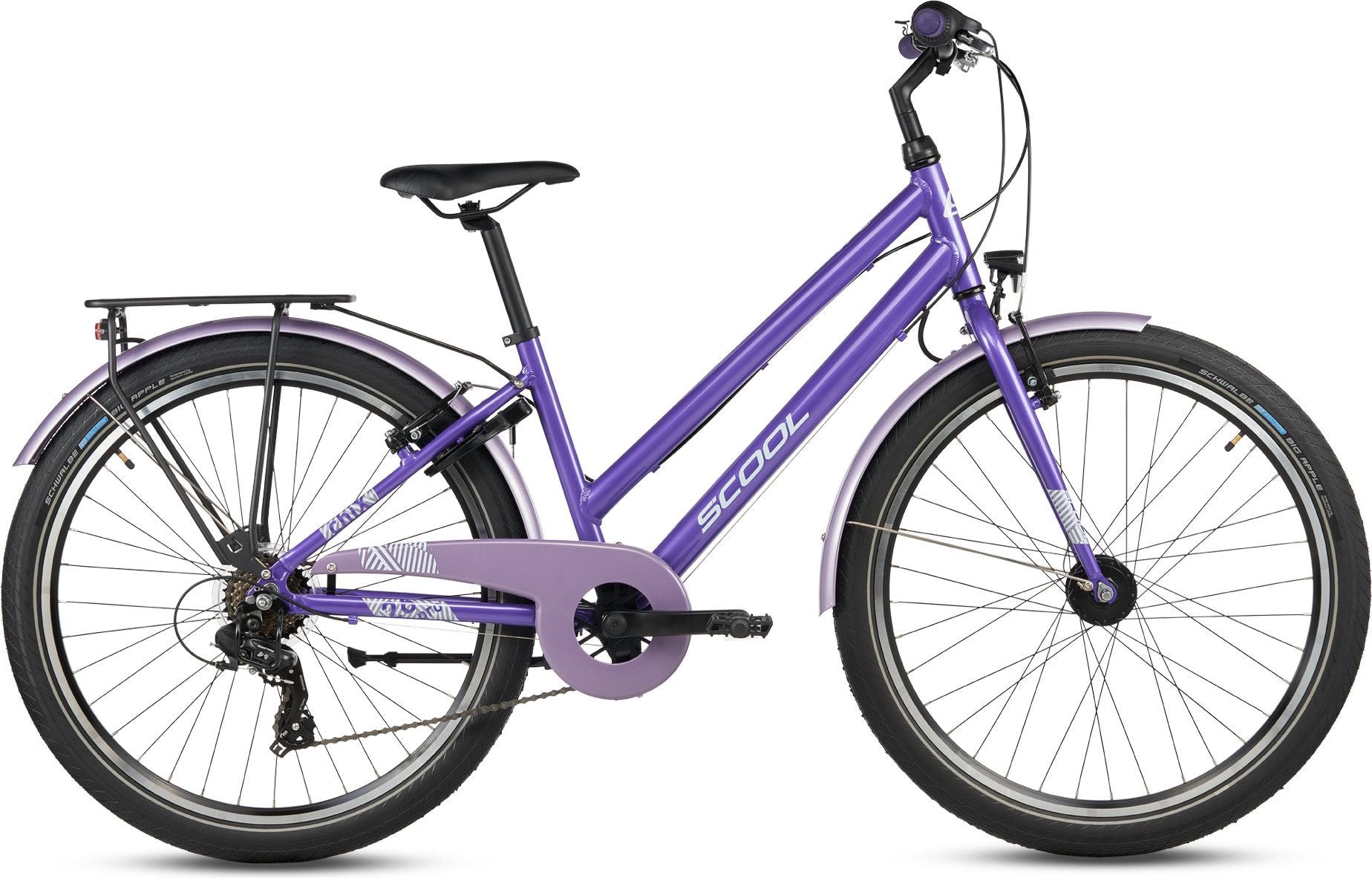 S’COOL chiX pro, vélo enfant, 7 vitesses, Violet/Lavande