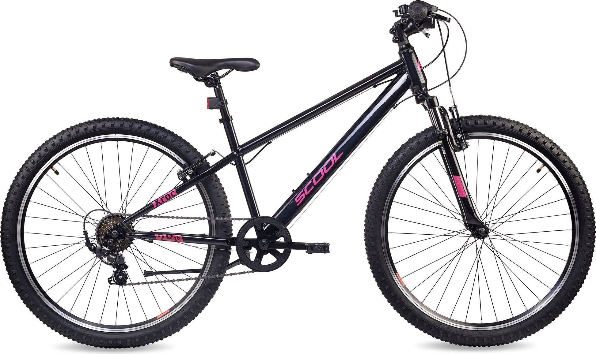 S’COOL Xroc, VTT enfant, 6 vitesses, Oxyde/Rose
