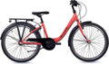 S’COOL chiX, vélo enfant, 3 vitesses, Corail/Rouge foncé