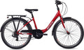 S’COOL chiX, vélo enfant, 6 vitesses, Rouge/Blanc