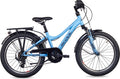 S’COOL troX, vélo enfant, 6 vitesses, Bleu clair/Bleu foncé