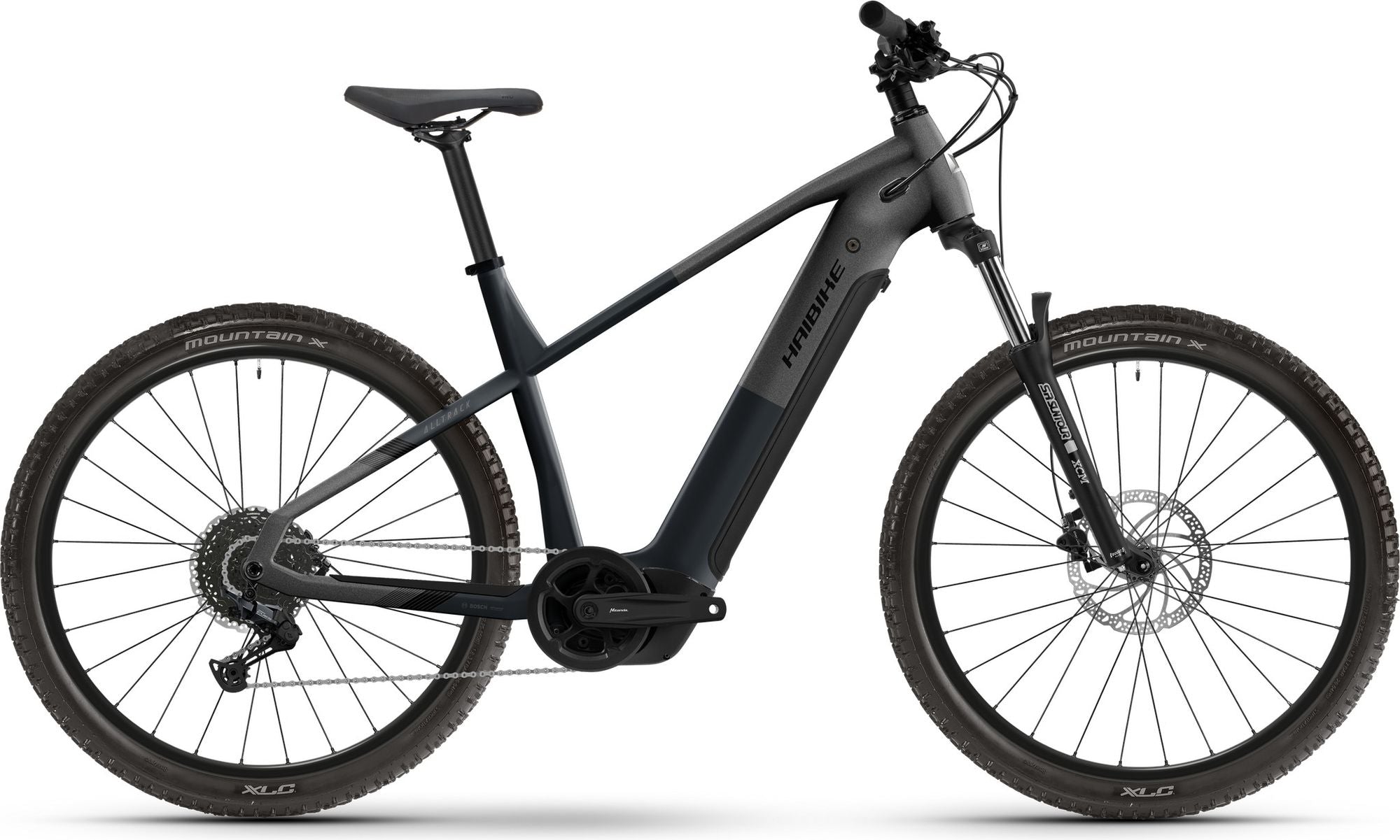 VTT Électrique Semi-Rigide Haibike AllTrack 4 Shimano 9V 600 Wh Bosch 85 Nm 29'' Gris/Noir 2026
