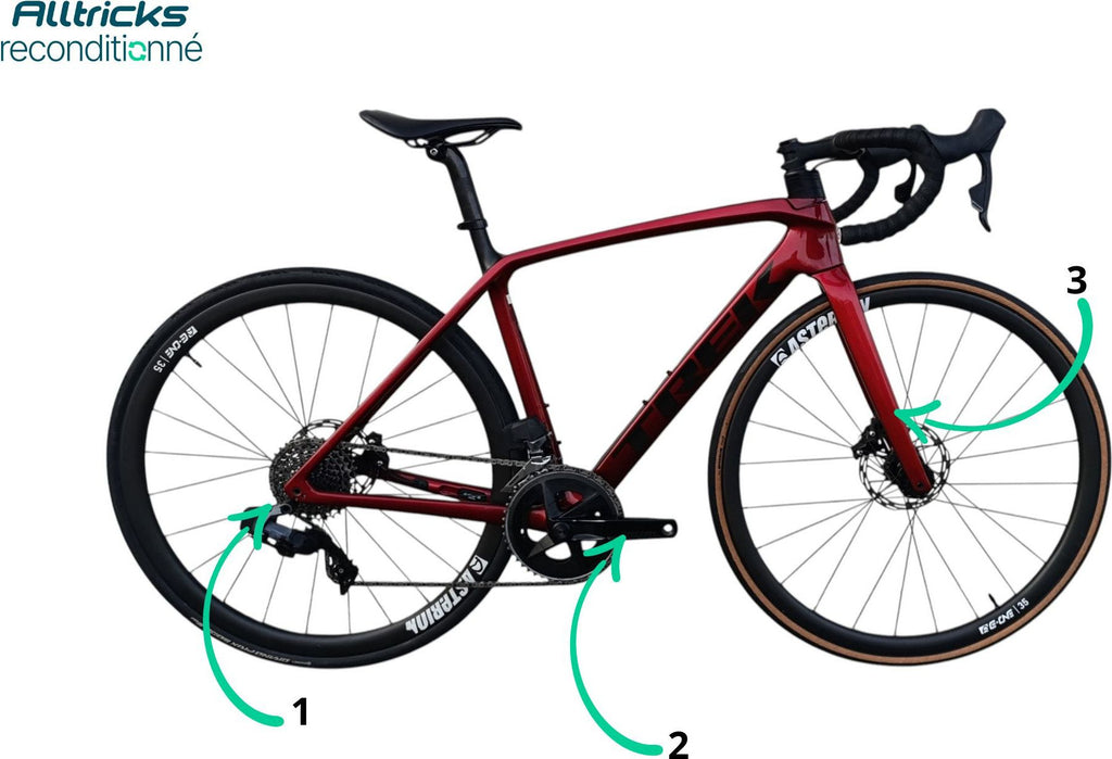 Vélo Route Trek Émonda SL 6 Sram Rival eTap AXS 12 T.52 163-168cm - Produit Reconditionné