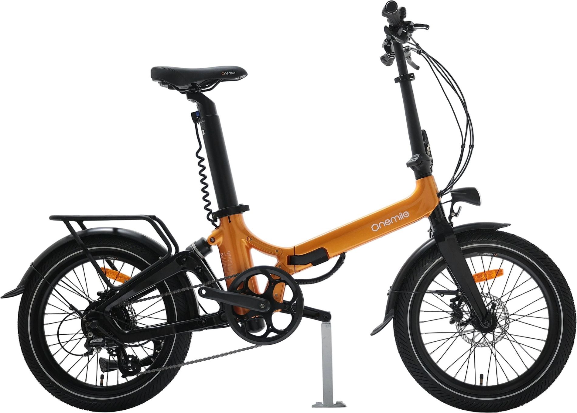 Produit Reconditionné · Vélo de ville électrique ONEMILE Nomad 14.4Ah Orange 2023 · Très bon état