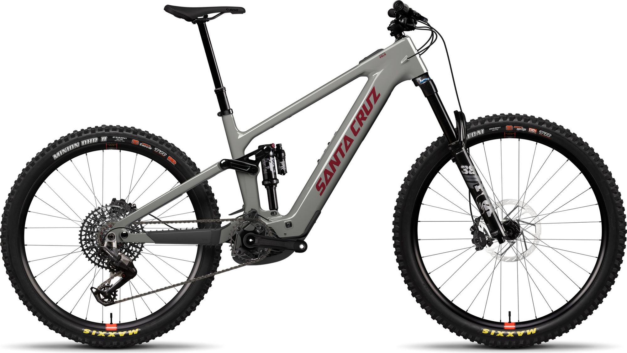 VTT Tout-Suspendu Électrique Santa Cruz Vala C 90 Sram 12V 600Wh Bosch 120 Nm MX (29/27.5'') Gloss Grey 2026