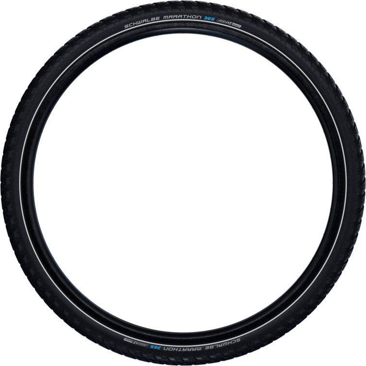 Pneu Schwalbe Marathon 365 700 mm Tubetype Rigide GreenGuard ADDIX 365 E-Bike 50 Noir Réféchissant
