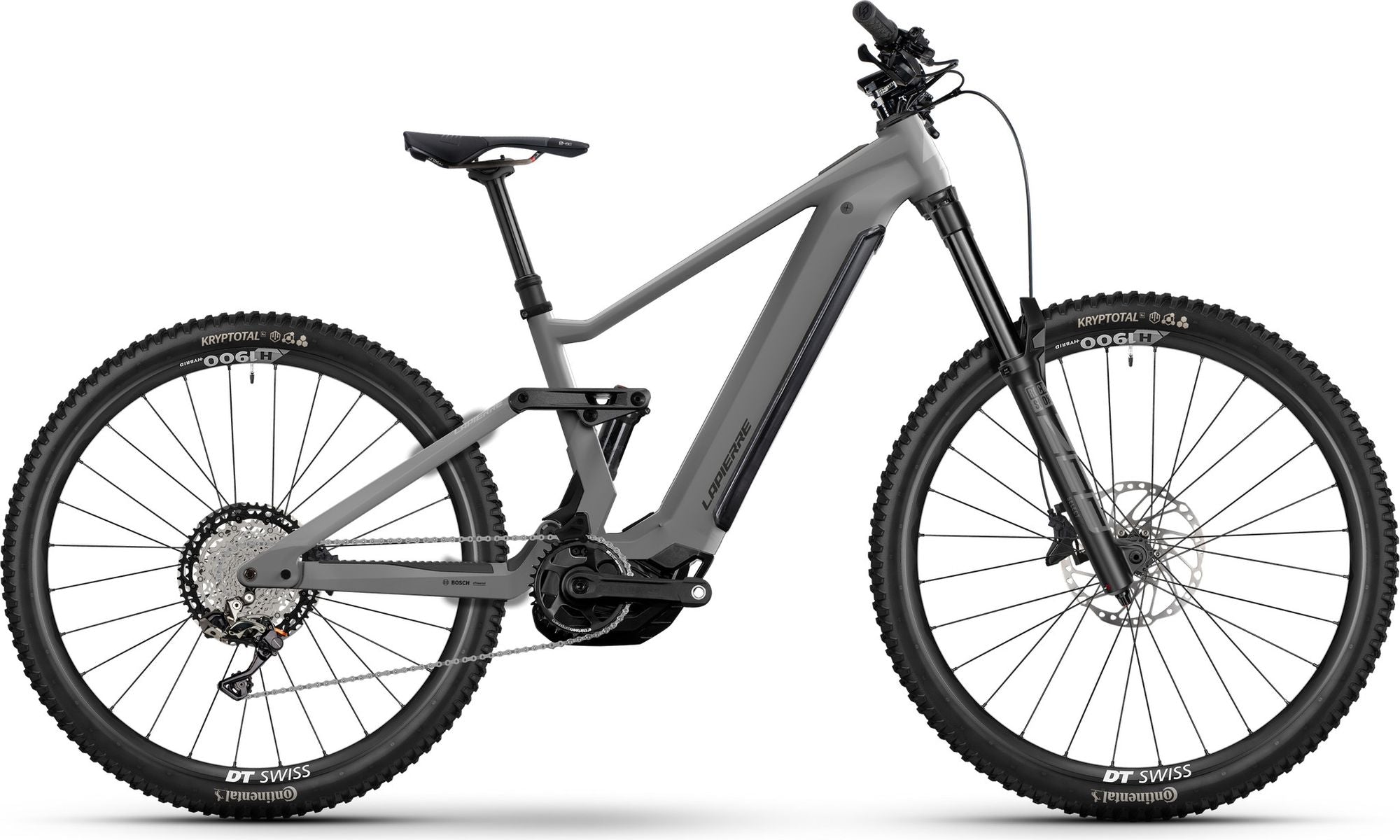 VTT Électrique Tout-Suspendu Lapierre Overvolt AM AL 7.8 Shimano 12V 800Wh Bosch 120 Nm MX (29/27.5'') Gris 2026