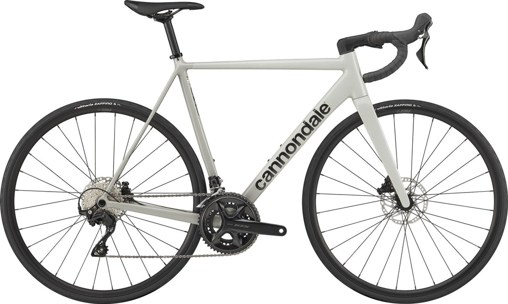 Vélo de Route Cannondale CAAD14 3 Shimano 105 12V 700 mm Blanc/Gris