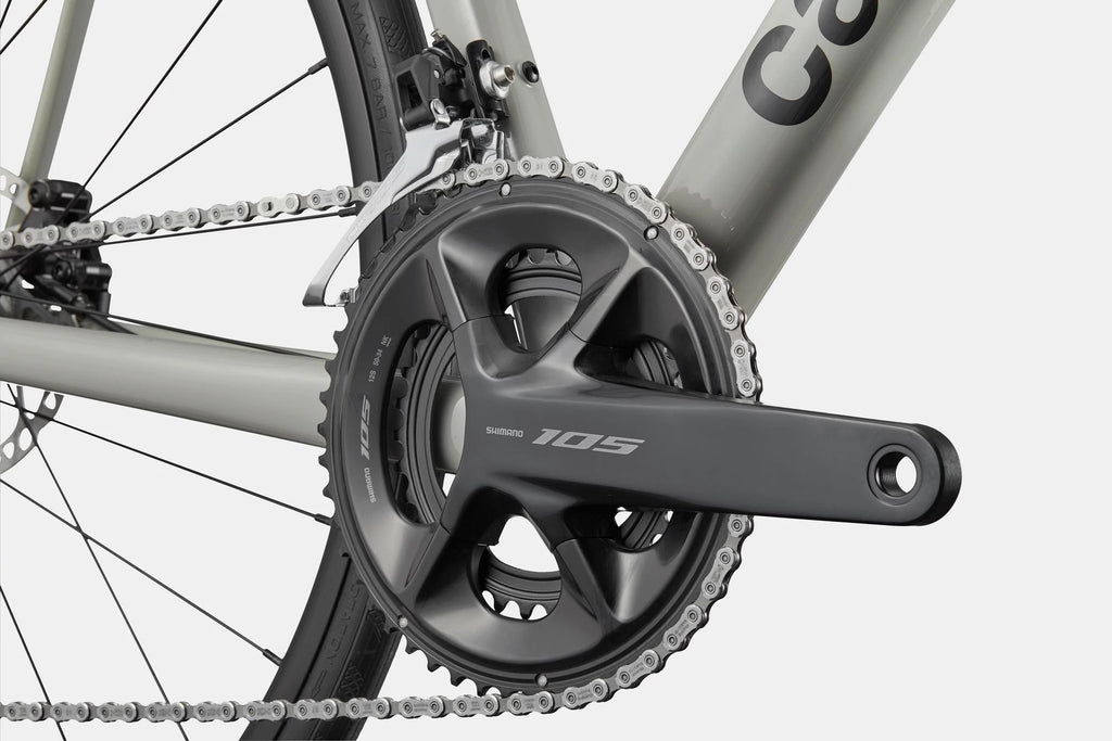 Vélo de Route Cannondale CAAD14 3 Shimano 105 12V 700 mm Blanc/Gris